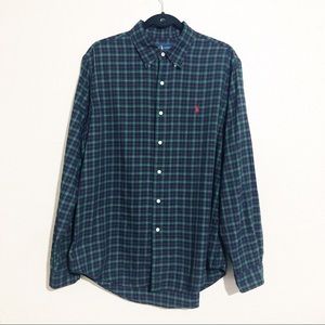 Ralph Lauren Tartan Button Down Collar Shirt